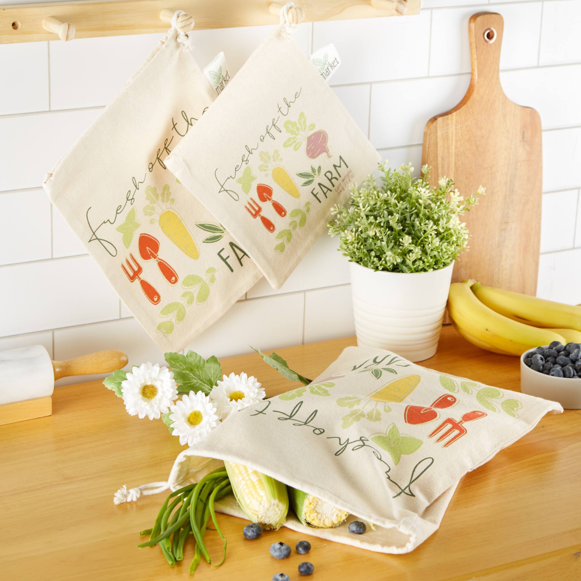 Farm Fresh Market Produce Bags Set